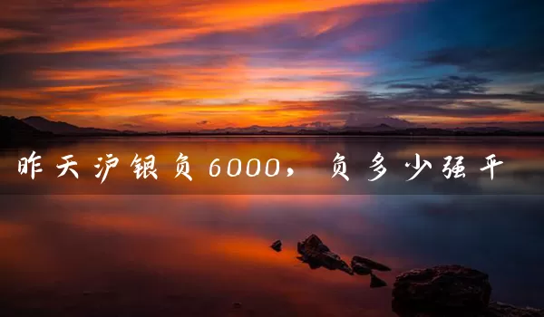 昨天沪银负6000，负多少强平_https://www.wushaosheng.com_期货开户_第1张