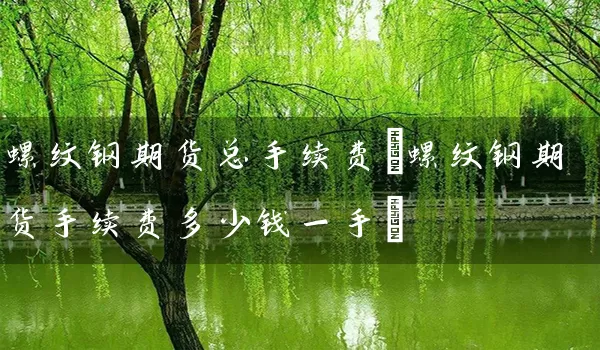 螺纹钢期货总手续费(螺纹钢期货手续费多少钱一手)_https://www.wushaosheng.com_苹果期货_第1张