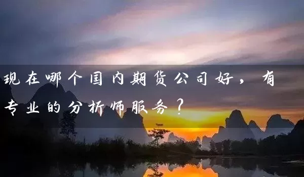 现在哪个国内期货公司好，有专业的分析师服务？_https://www.wushaosheng.com_花生期货_第1张