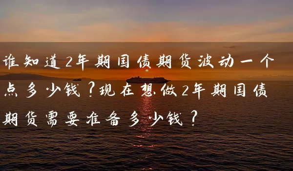 谁知道2年期国债期货波动一个点多少钱？现在想做2年期国债期货需要准备多少钱？_https://www.wushaosheng.com_期货直播间_第1张