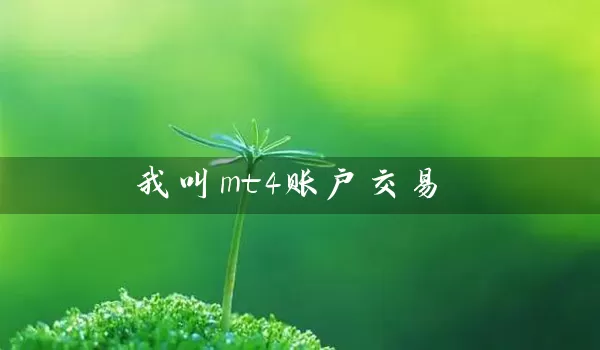 我叫mt4账户交易_https://www.wushaosheng.com_花生期货_第1张